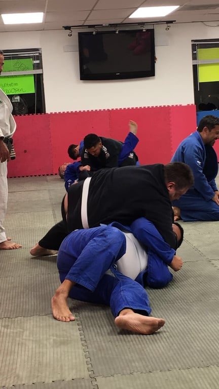 Sparring at Mad Dog Elite BJJ